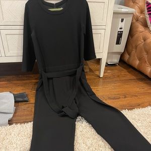 Madewell crepe longsleeve jumpsuit